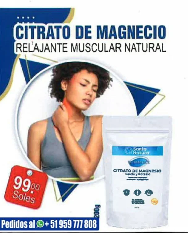 CITRATO DE MAGNESIO