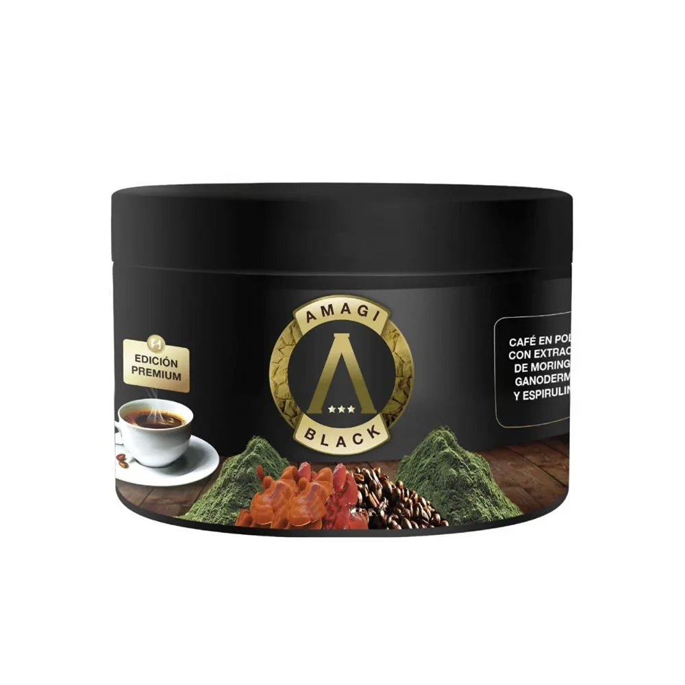 AMAGI BLACK (café con moringa, ganoderma y espirulina)