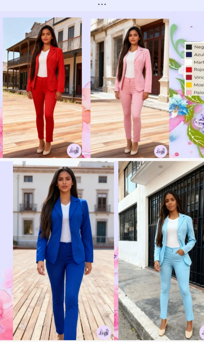CONJUNTO EJECUTIVO BLAZER Y PANTALÓN