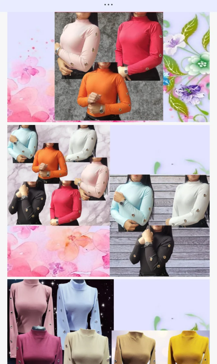 BLUSA MANGA LARGA