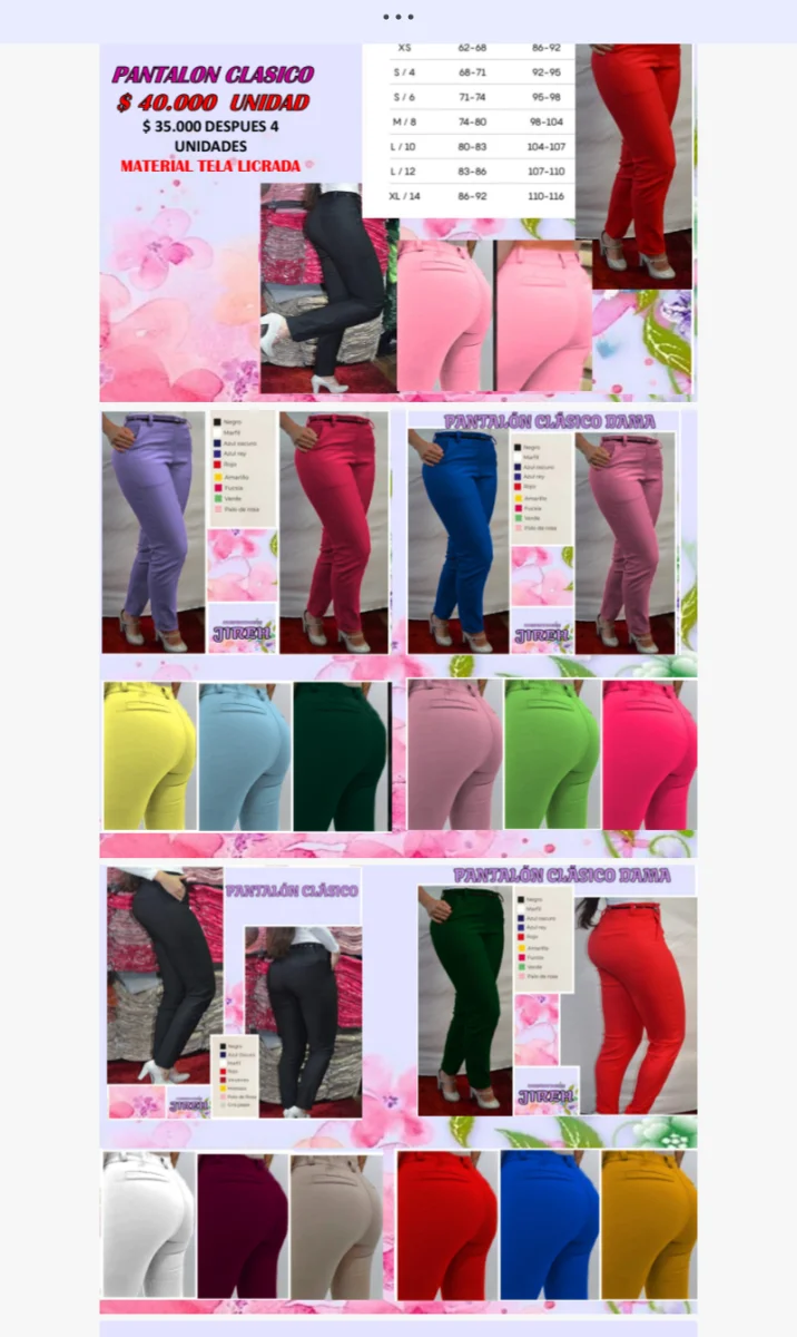PANTALÓN CLÁSICO