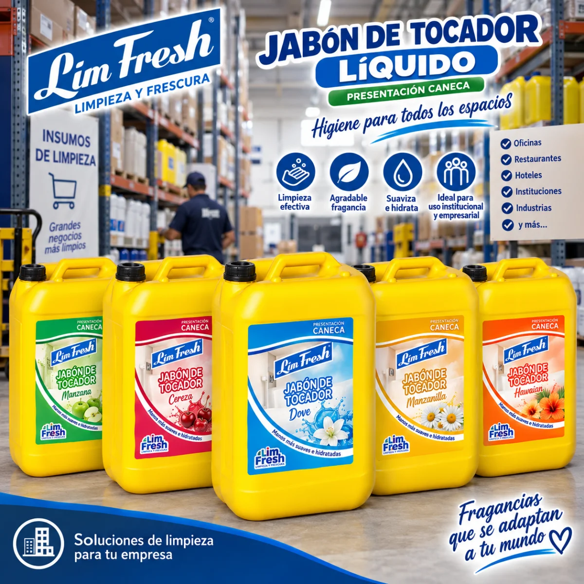 JABON TOCADOR LIQUIDO CANECA