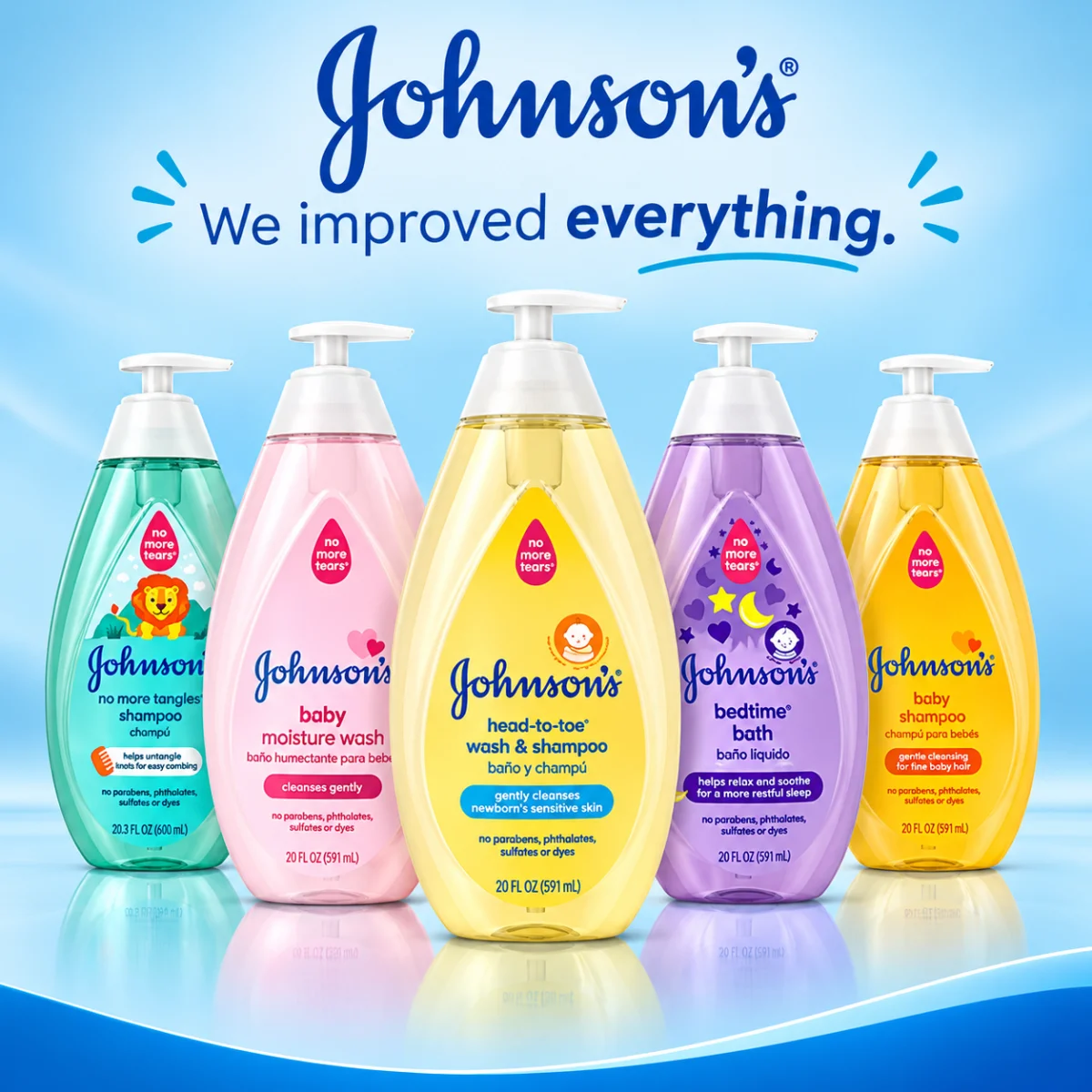 SHAMPOOS JOHNSON&JOHNSON