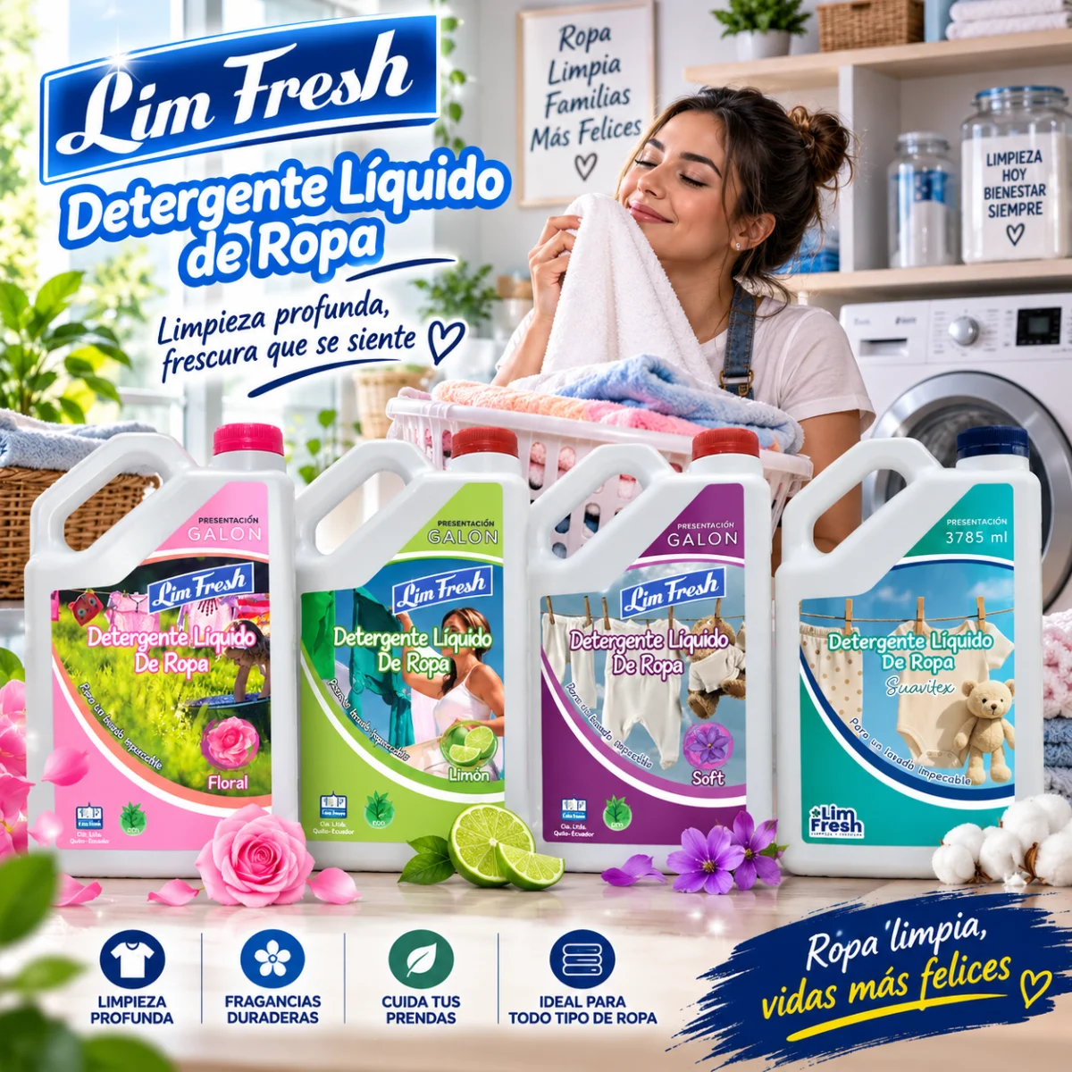 DETERGENTE LIQUIDO GALON