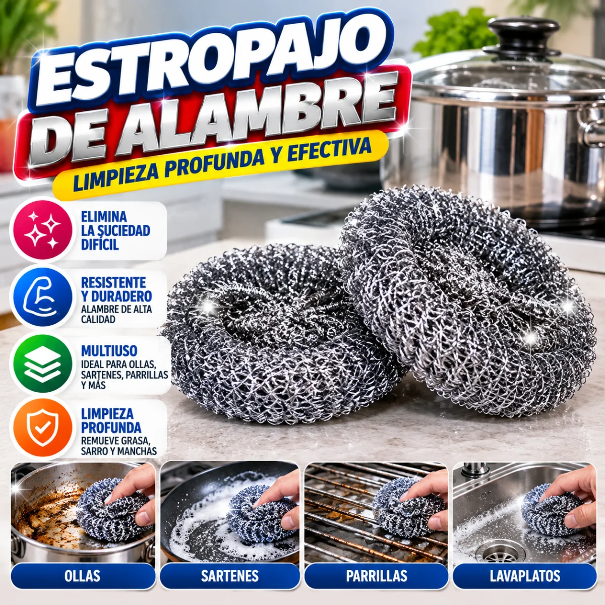ESTROPAJO ALAMBRE