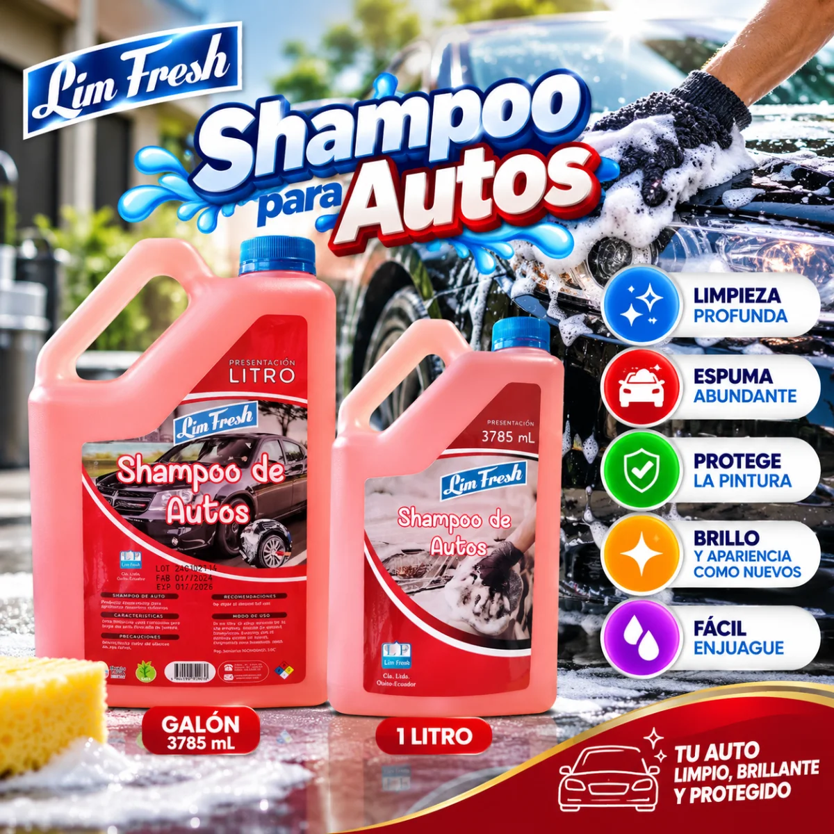 SHAMPOO DE AUTOS