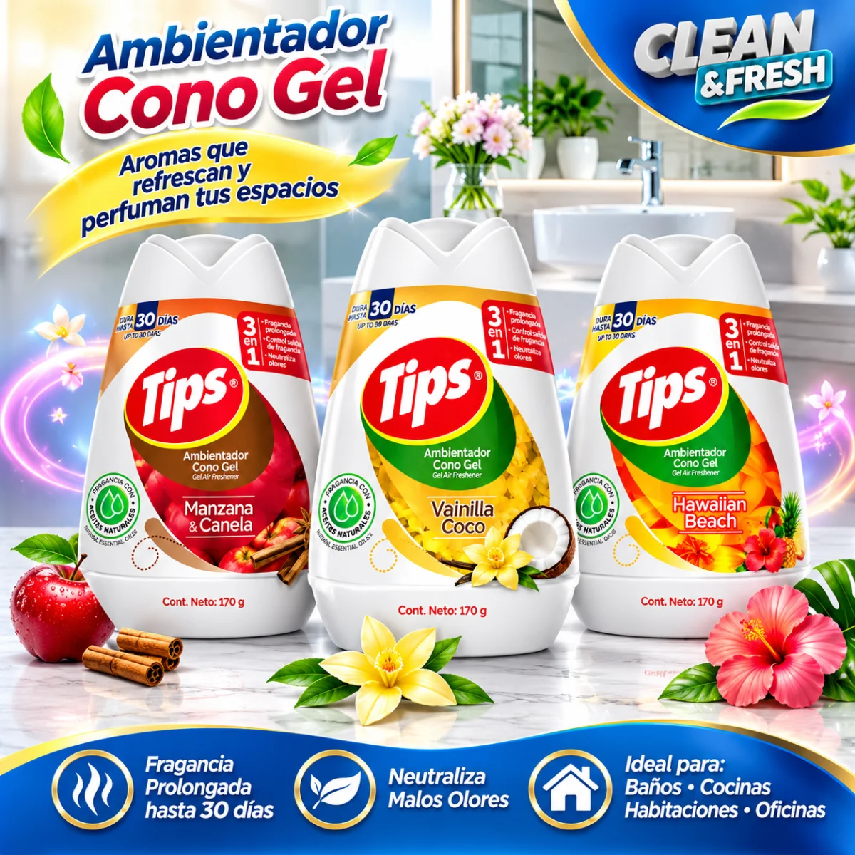 TIPS AMBIENTAL CONO GEL 170 GR
