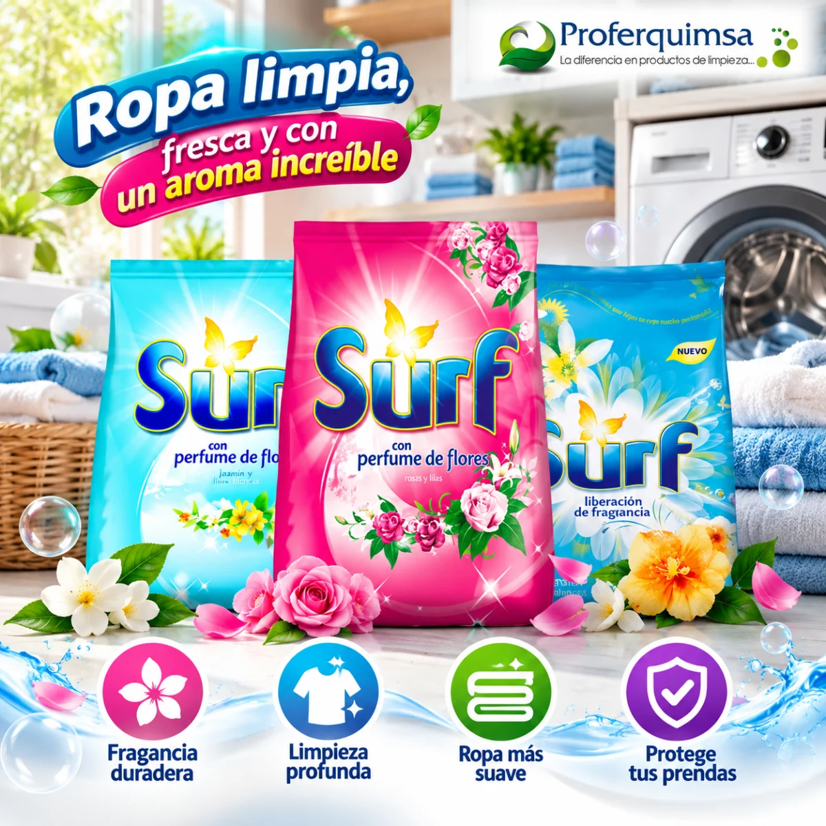 DETERGENTE POLVO SURF