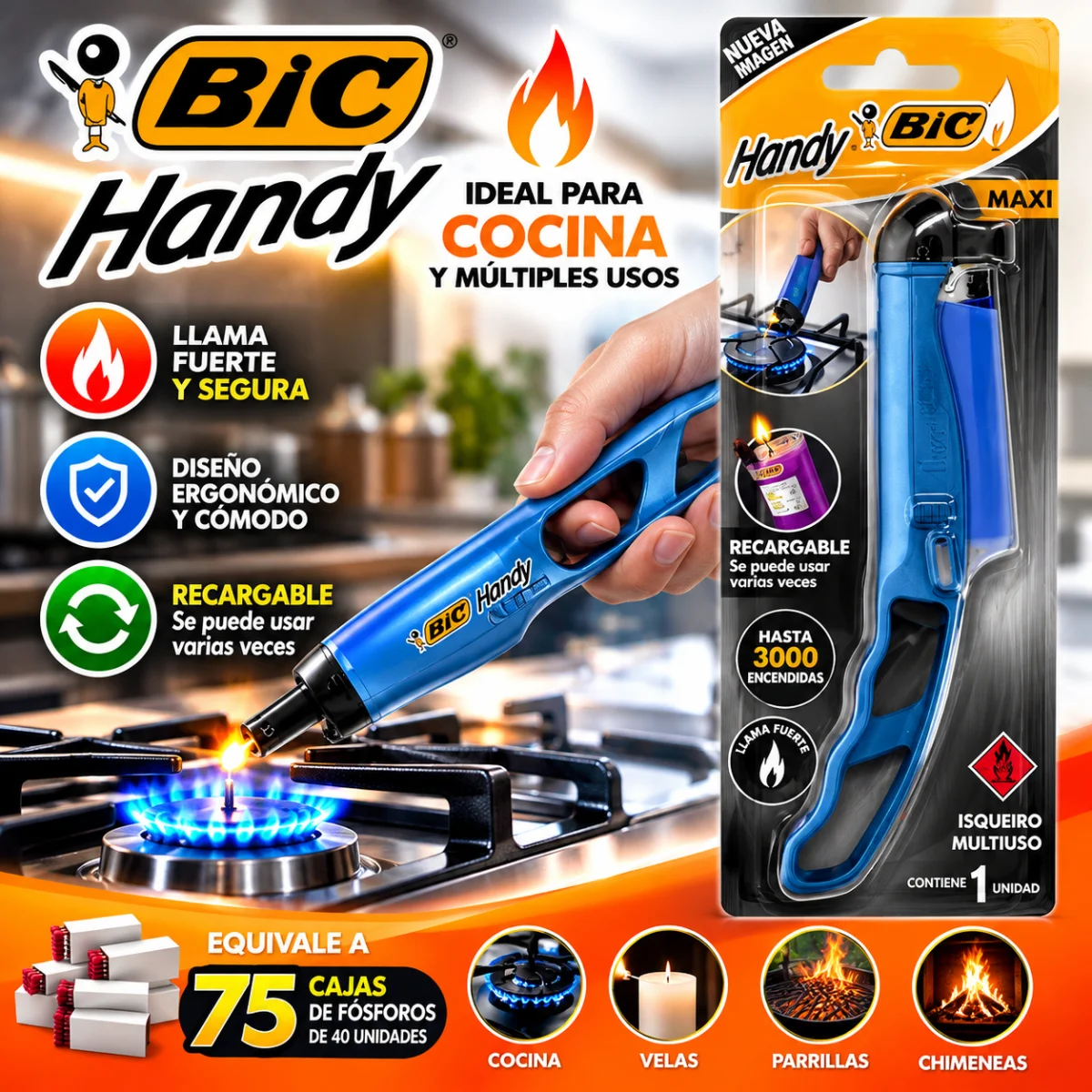 ENCENDEDOR COCINA BIC