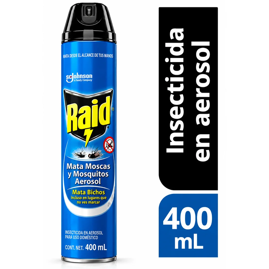 INSECT RAID MOSQUITOS Y MOSCAS 400 ML