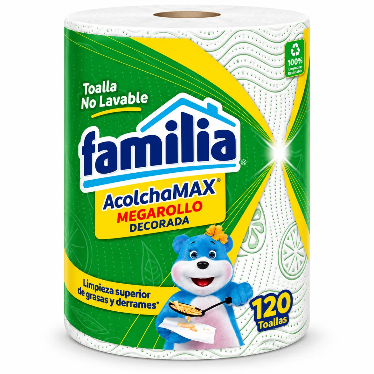 TOALLA DE COCINA FAMILIA NO LAVABLE X 120