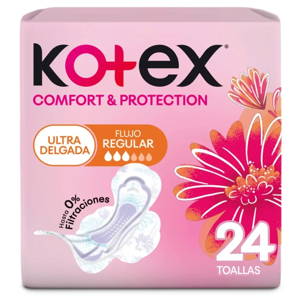 TOALLA KOTEX ULTRAFINA CONFORT X24