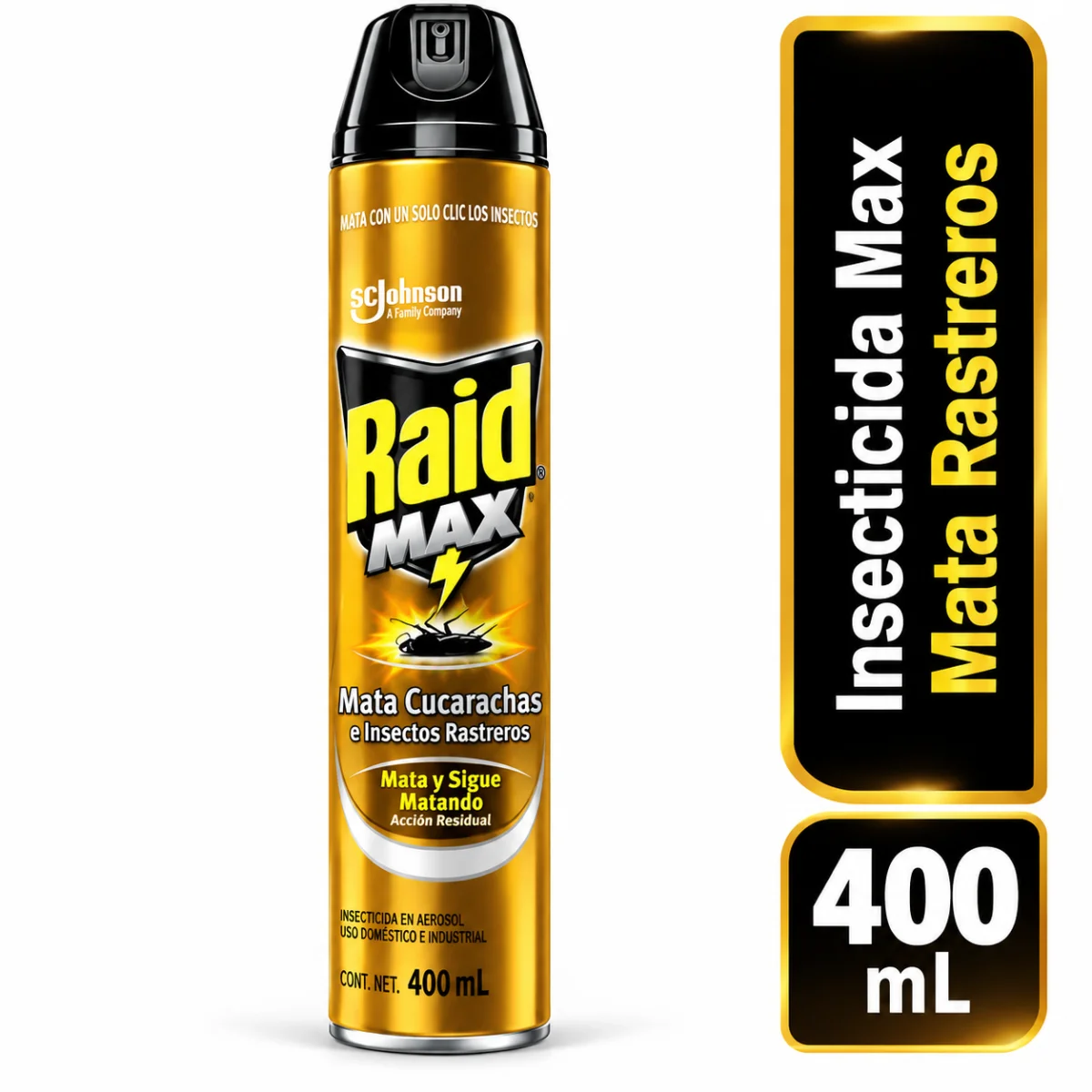 INSECT RAID CUCARACHAS Y CHIRIPAS 400ML