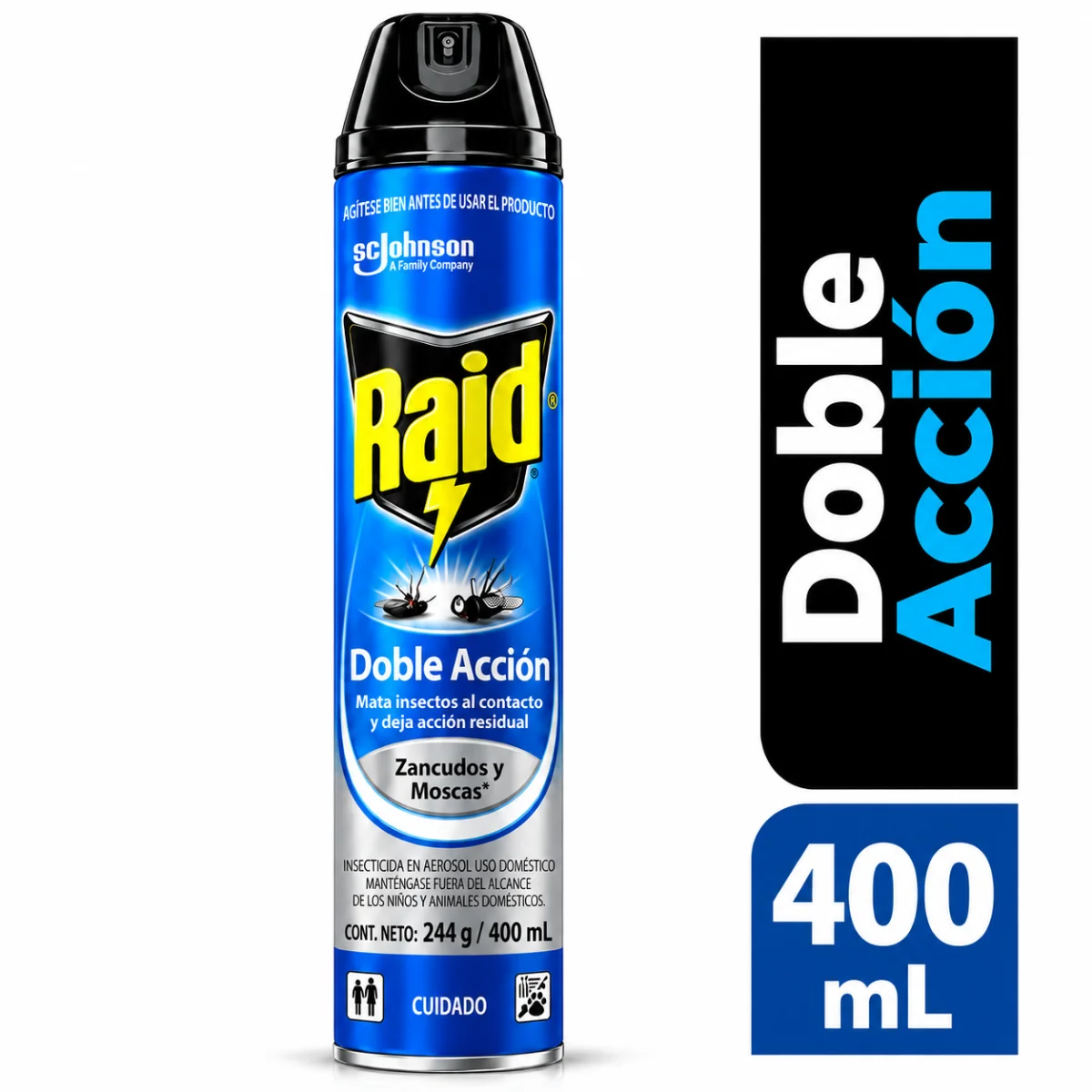 INSECTICIDA RAID Doble Accion 400 mL