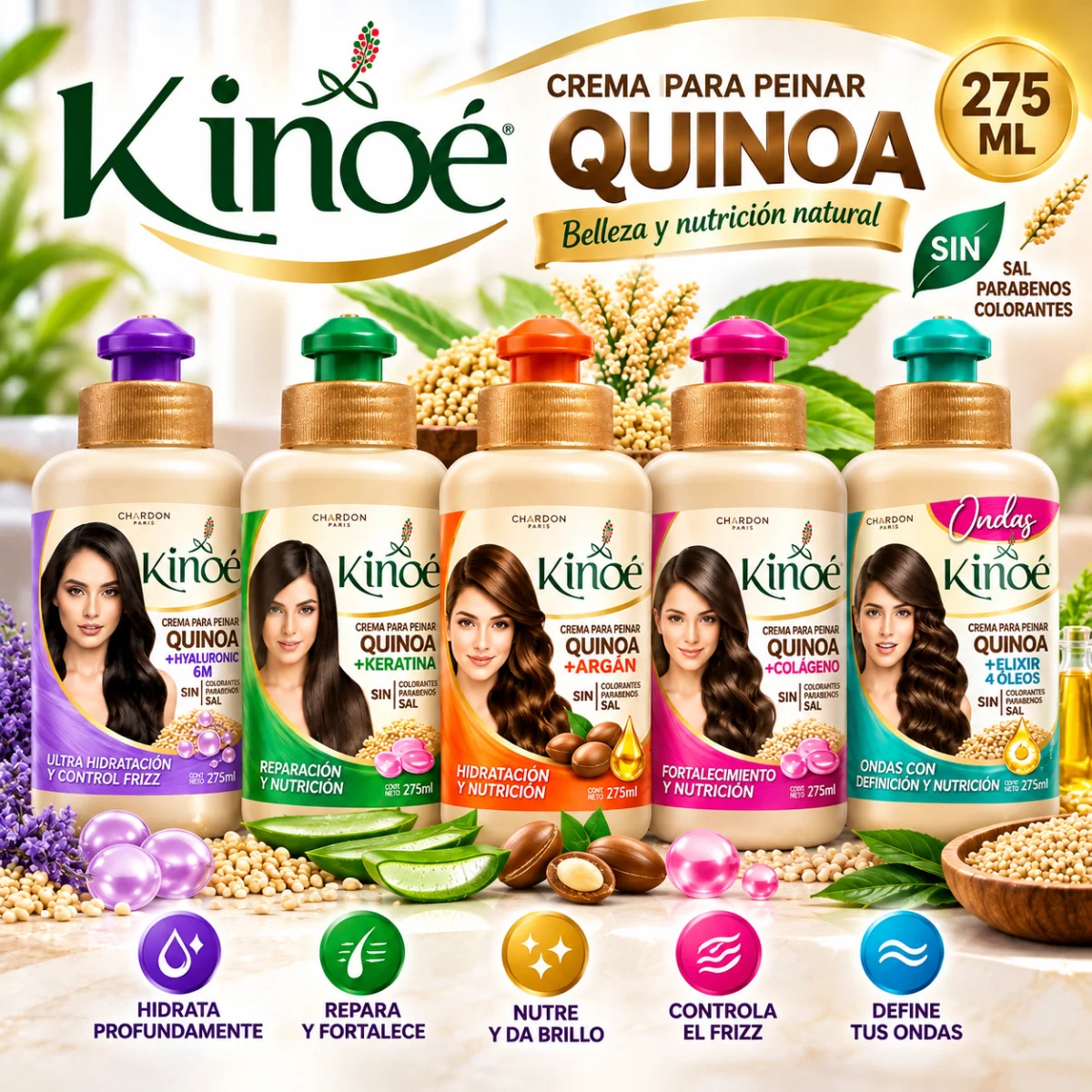 CREMA DE PEINAR KINOE