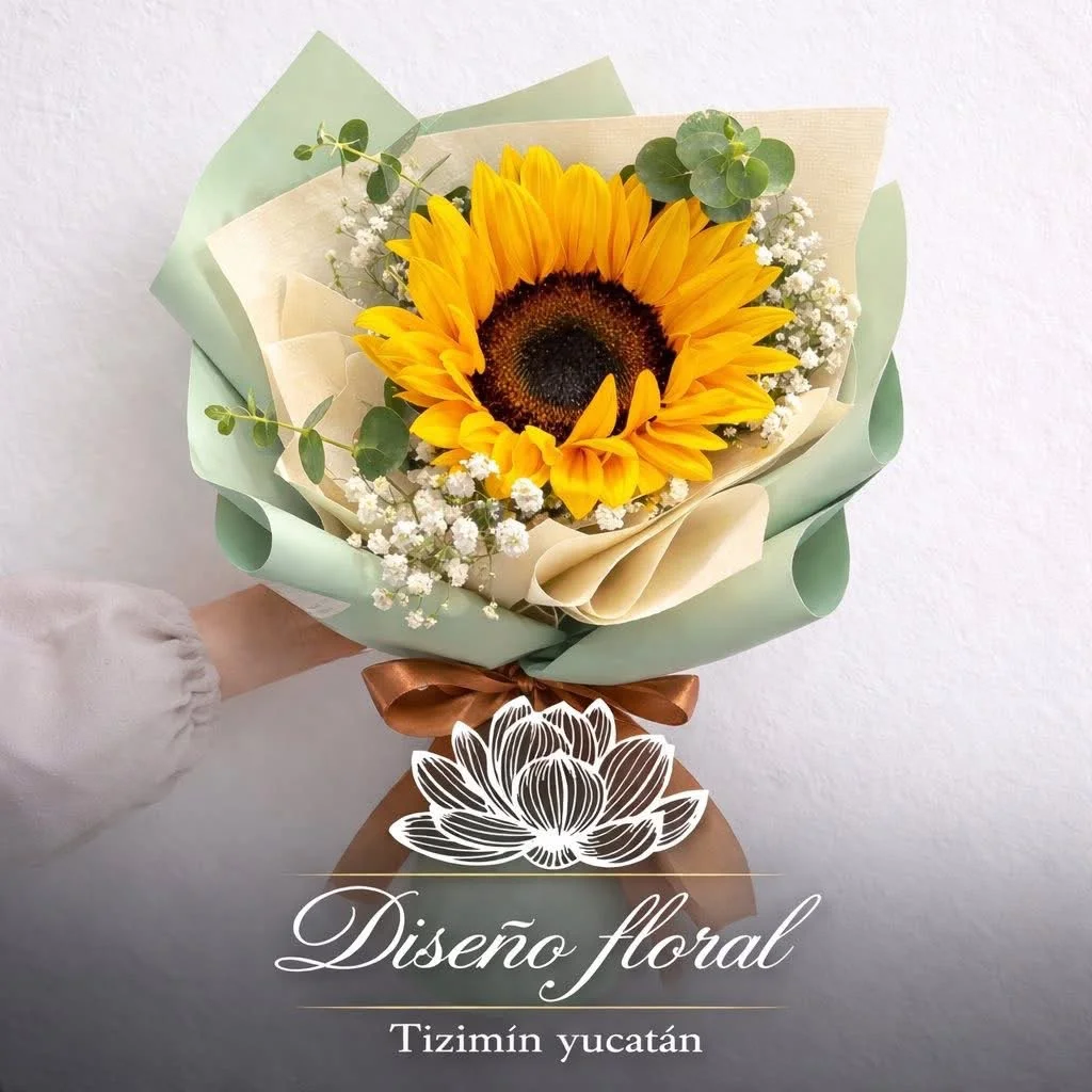 Ramo de 1 girasol.