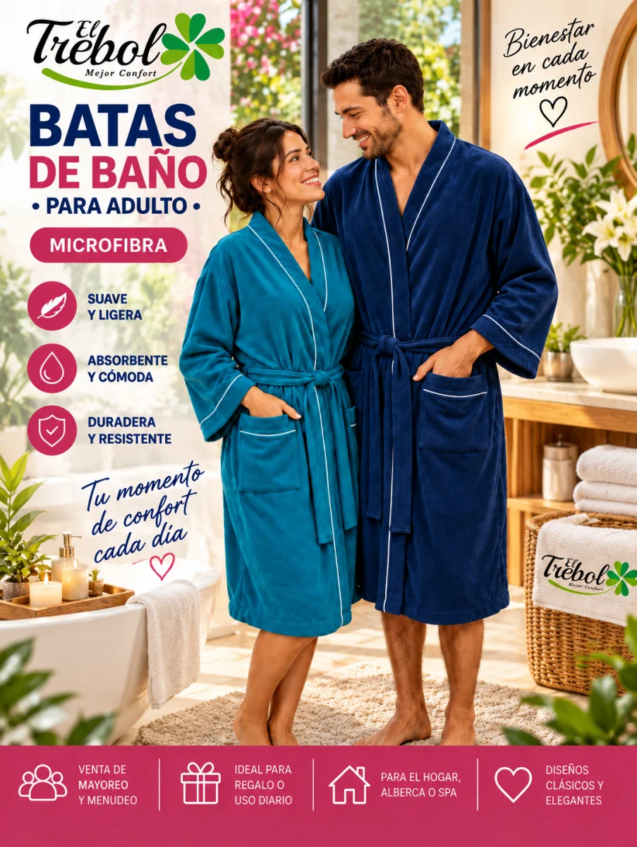 Portada de BATAS DE BAÑO EL TREBOL