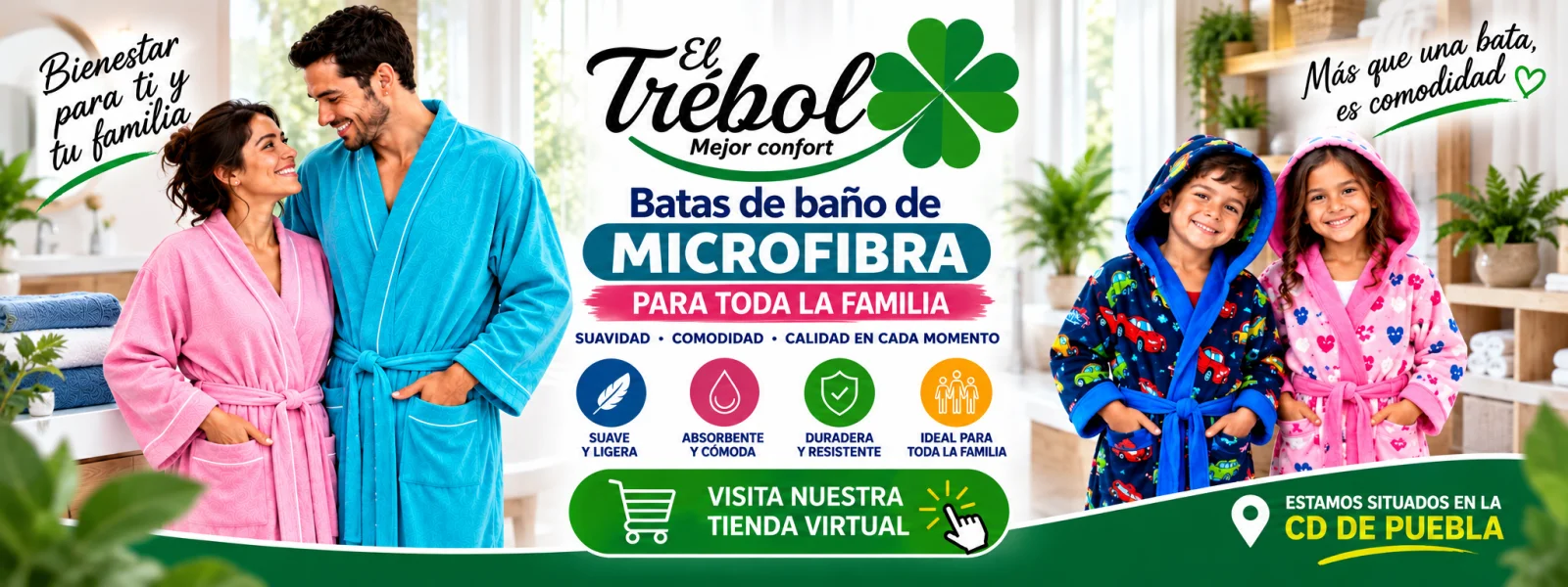 Portada de BATAS DE BAÑO EL TREBOL