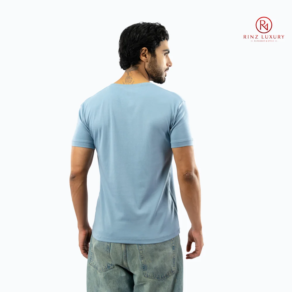 POLO SLIM FIT RINZ LUXURY CELESTE