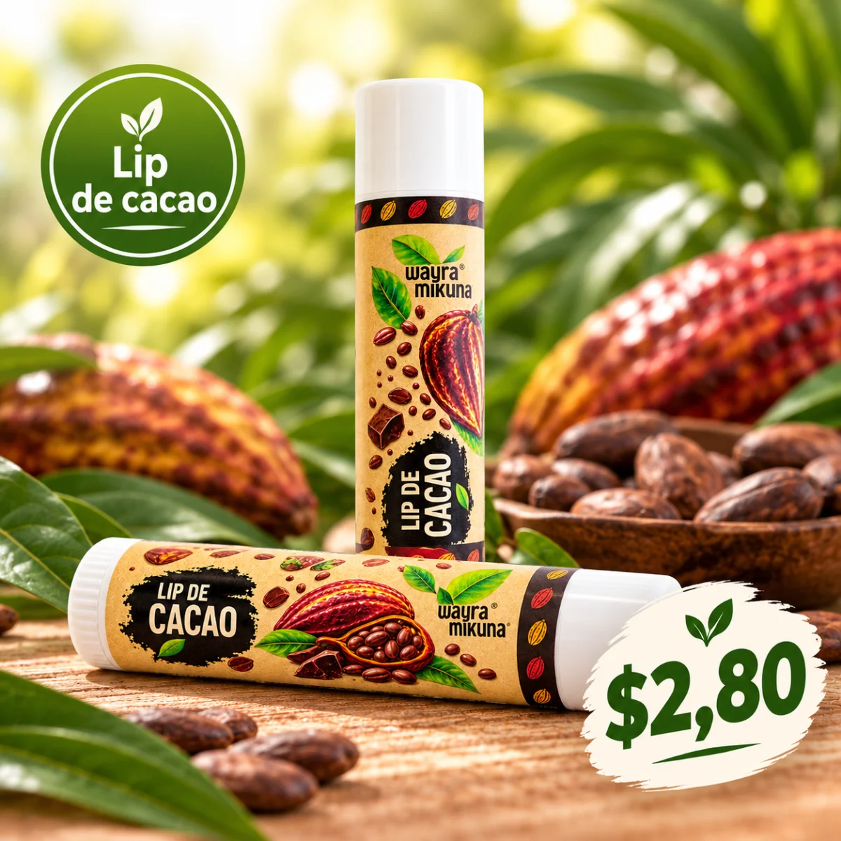 Lip de Cacao – Hidratación Natural para Labios