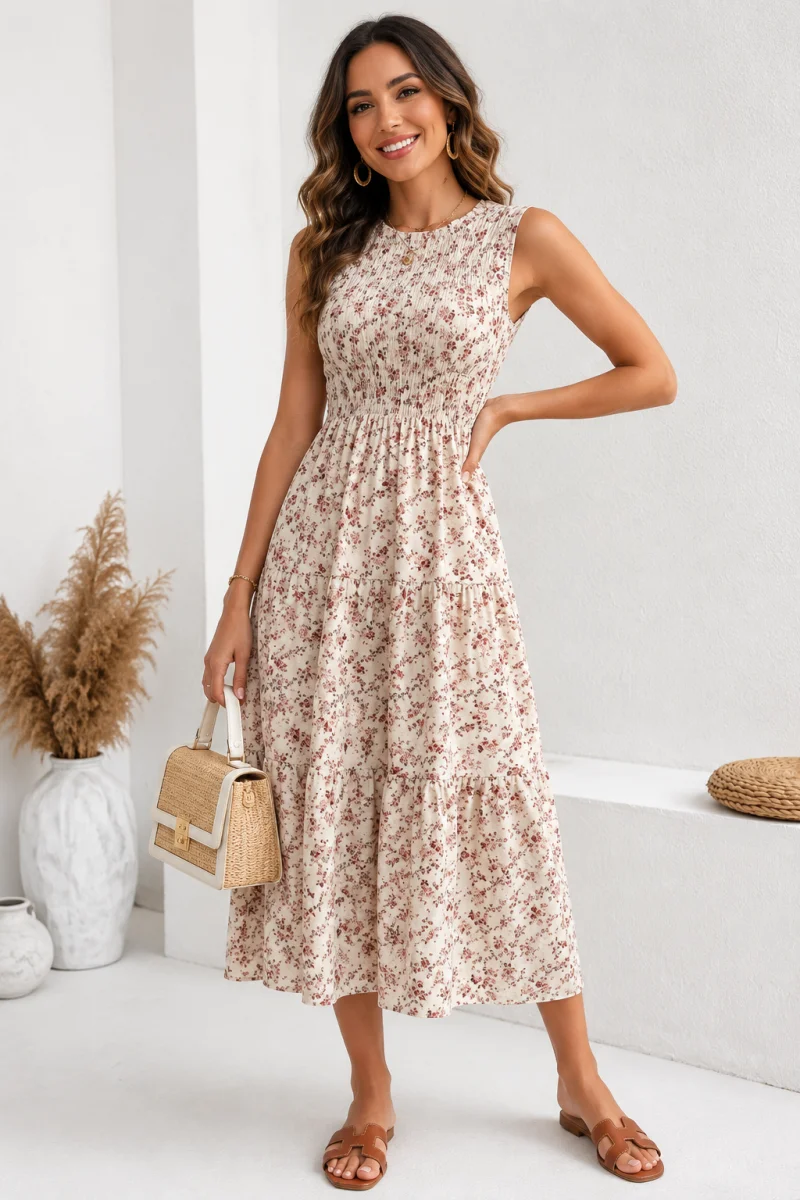 Vestido floreado