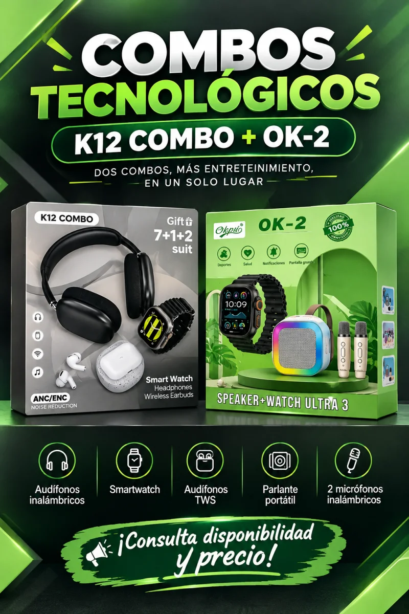Combos Tecnológicos K12 Combo + OK-2: