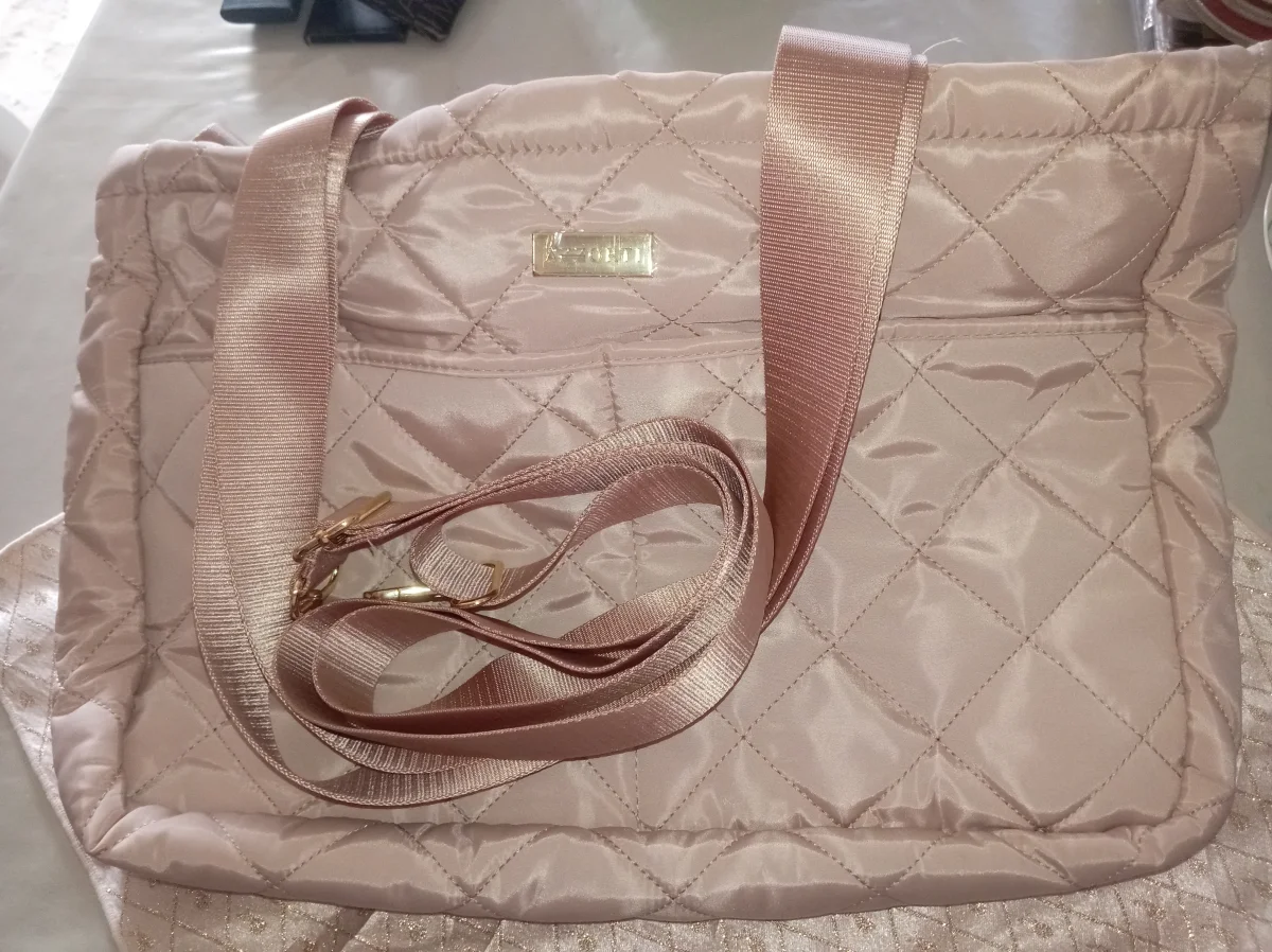 Bolso tote solis - color champaña