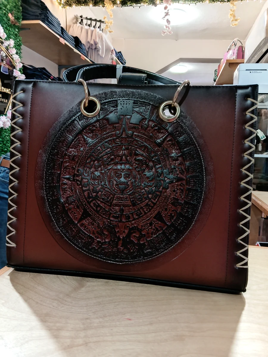 BOLSA DUO CALENDARIO AZTECA