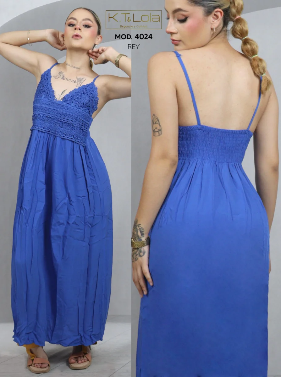Maxi vestido tirantes
