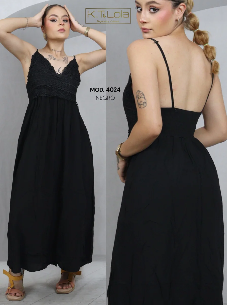 Maxi vestido tirantes