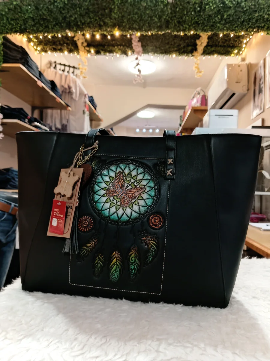 BOLSA DE PIEL MARIPOSA