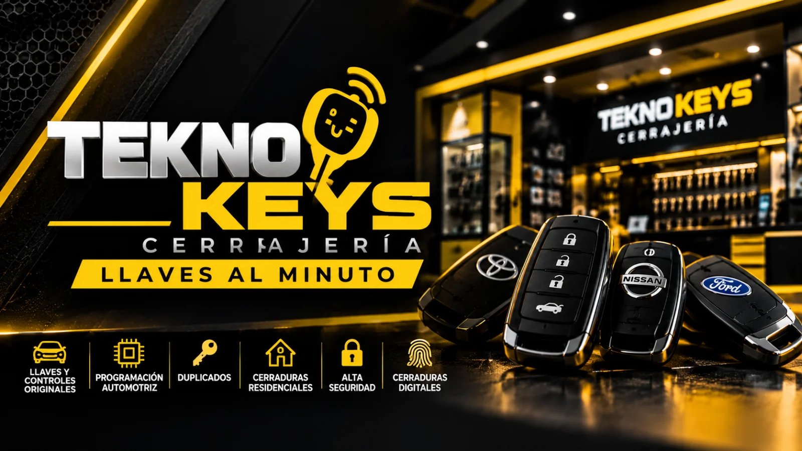 Portada de Cerrajería TEKNO KEYS