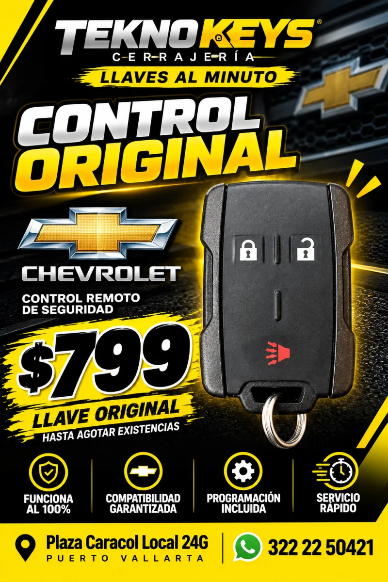 Controles Chevrolet varios modelos