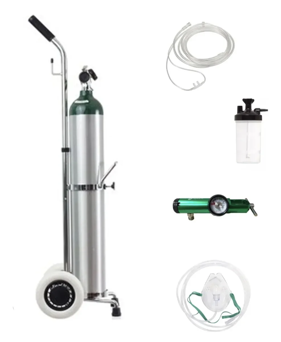 Tanque De Oxigeno 680 Litros Kit Completo