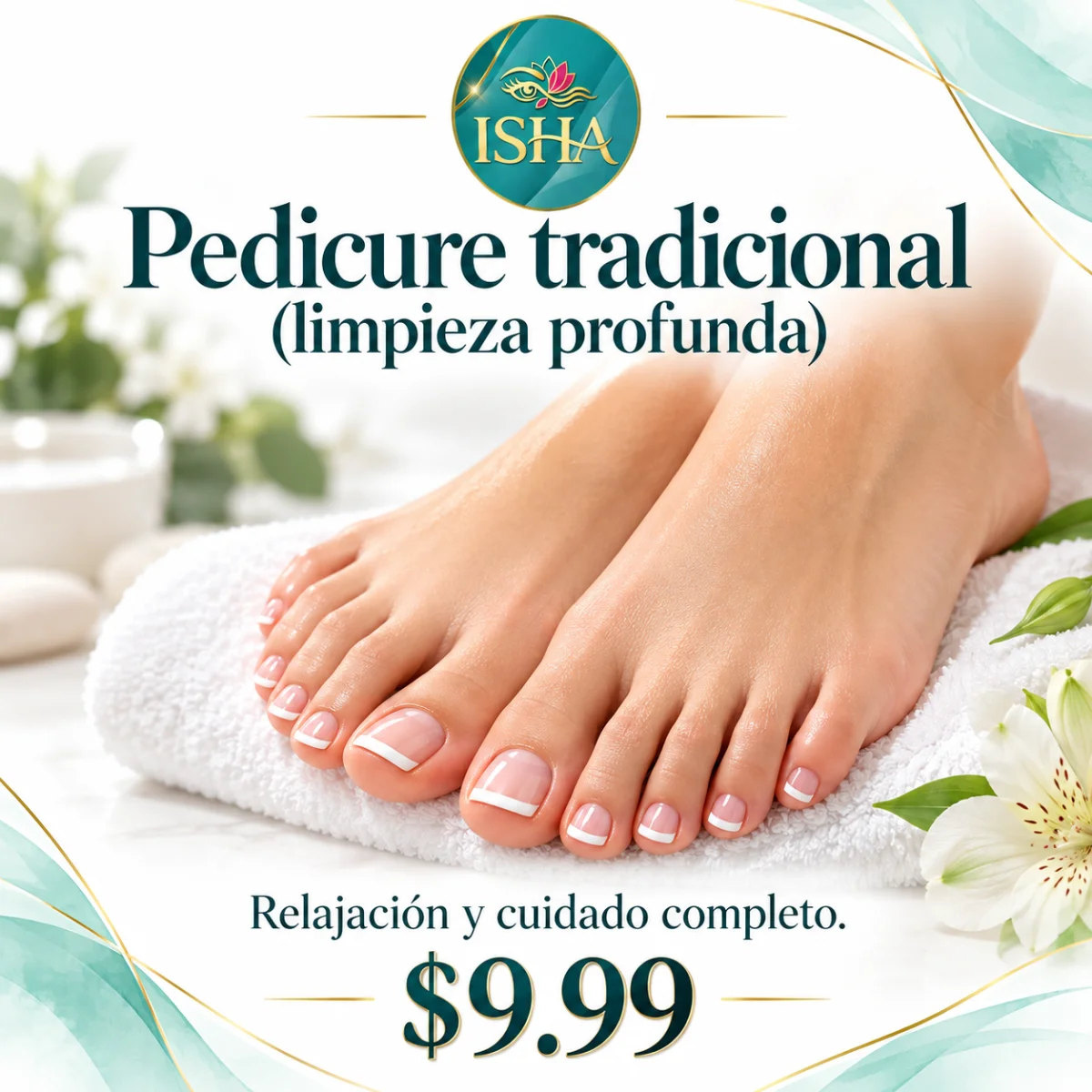 Pedicure tradicional (limpieza profunda)