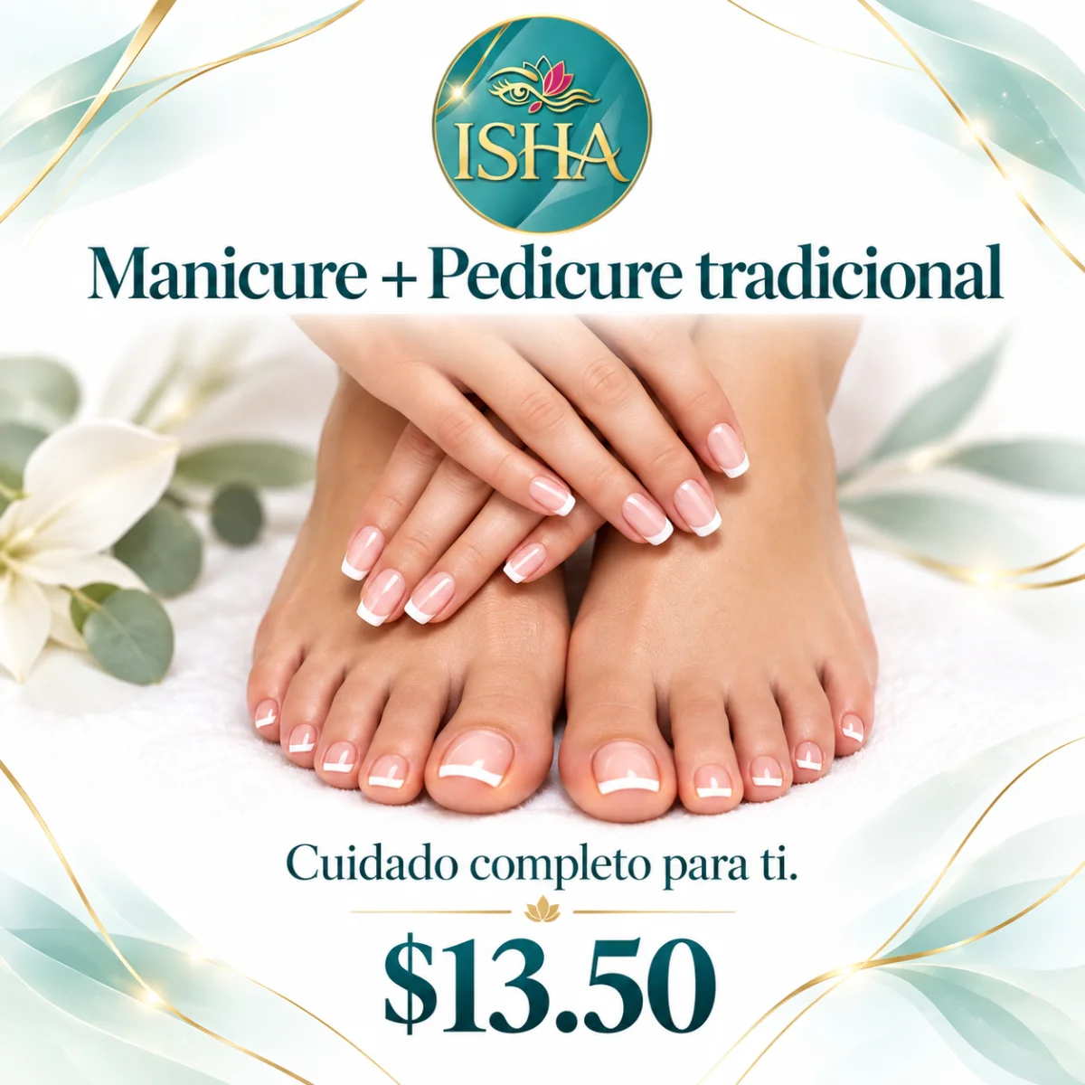 Manicure + Pedicure tradicional