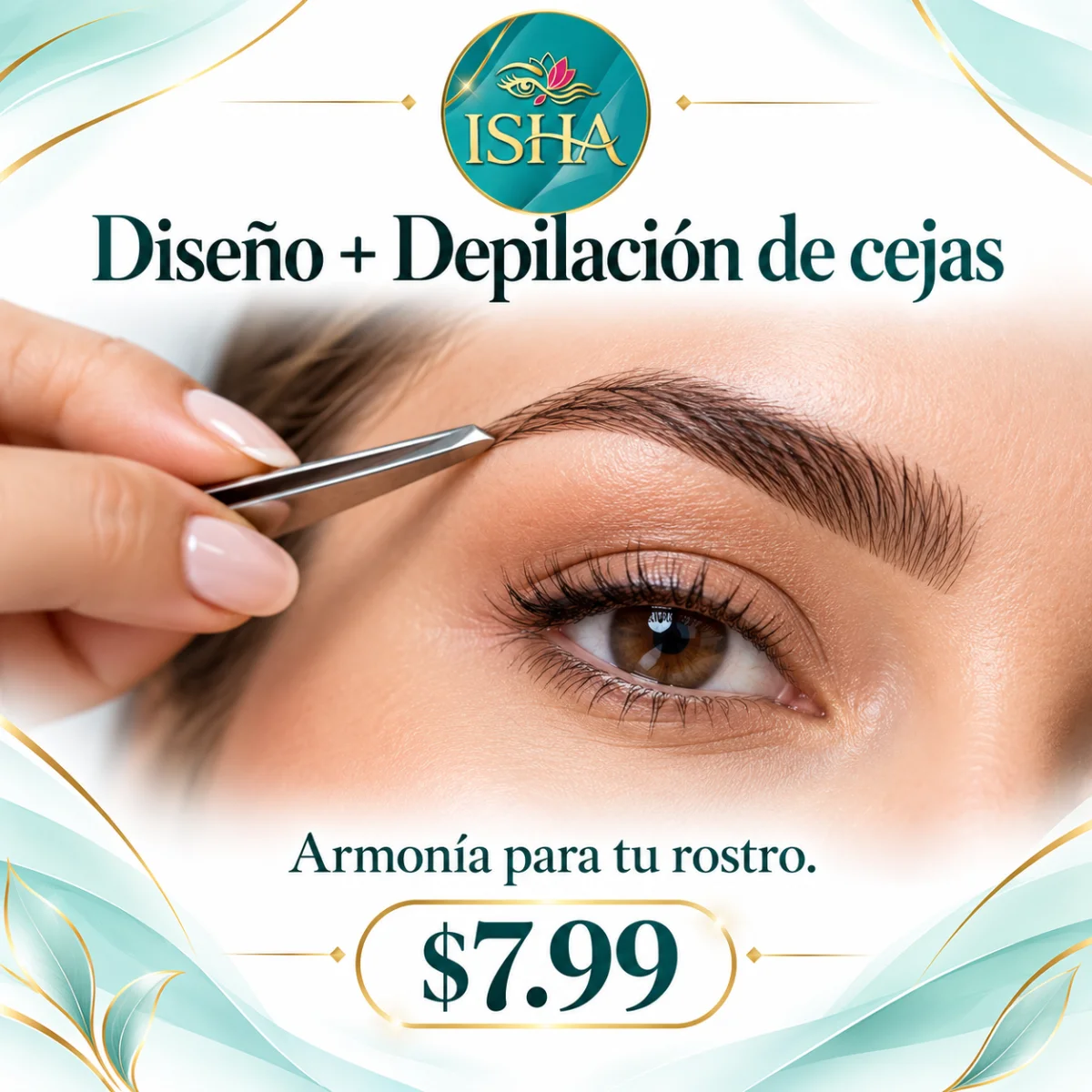 Diseño + depilación de cejas