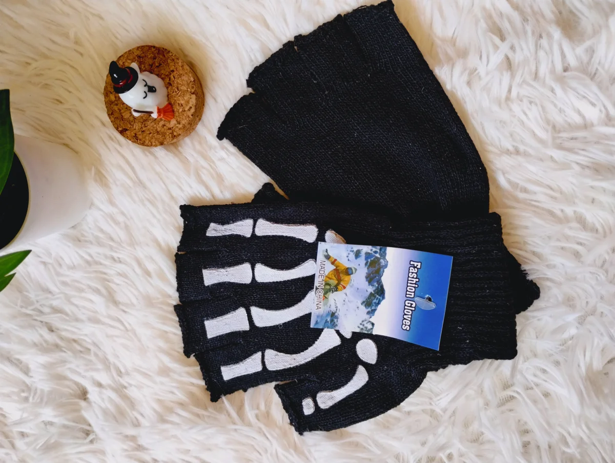 Guantes calavera