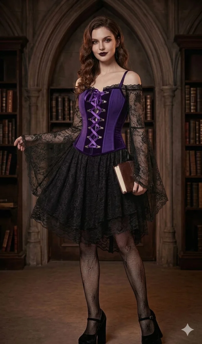 Vestido morado