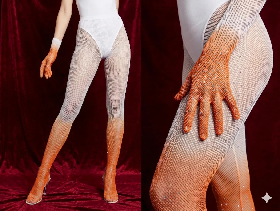 Pantimedias brillos de red