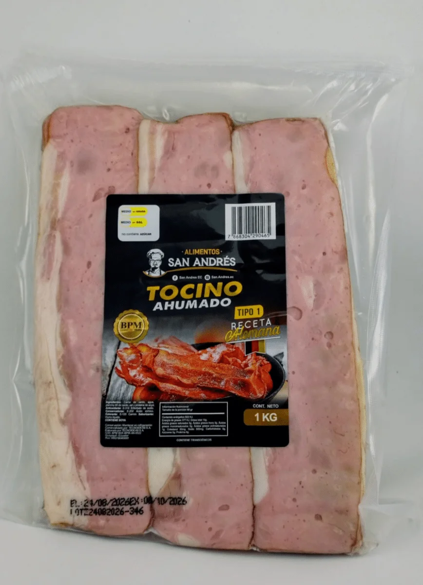 TOCINO REBANADO 1 KILO SAN ANDRÉS