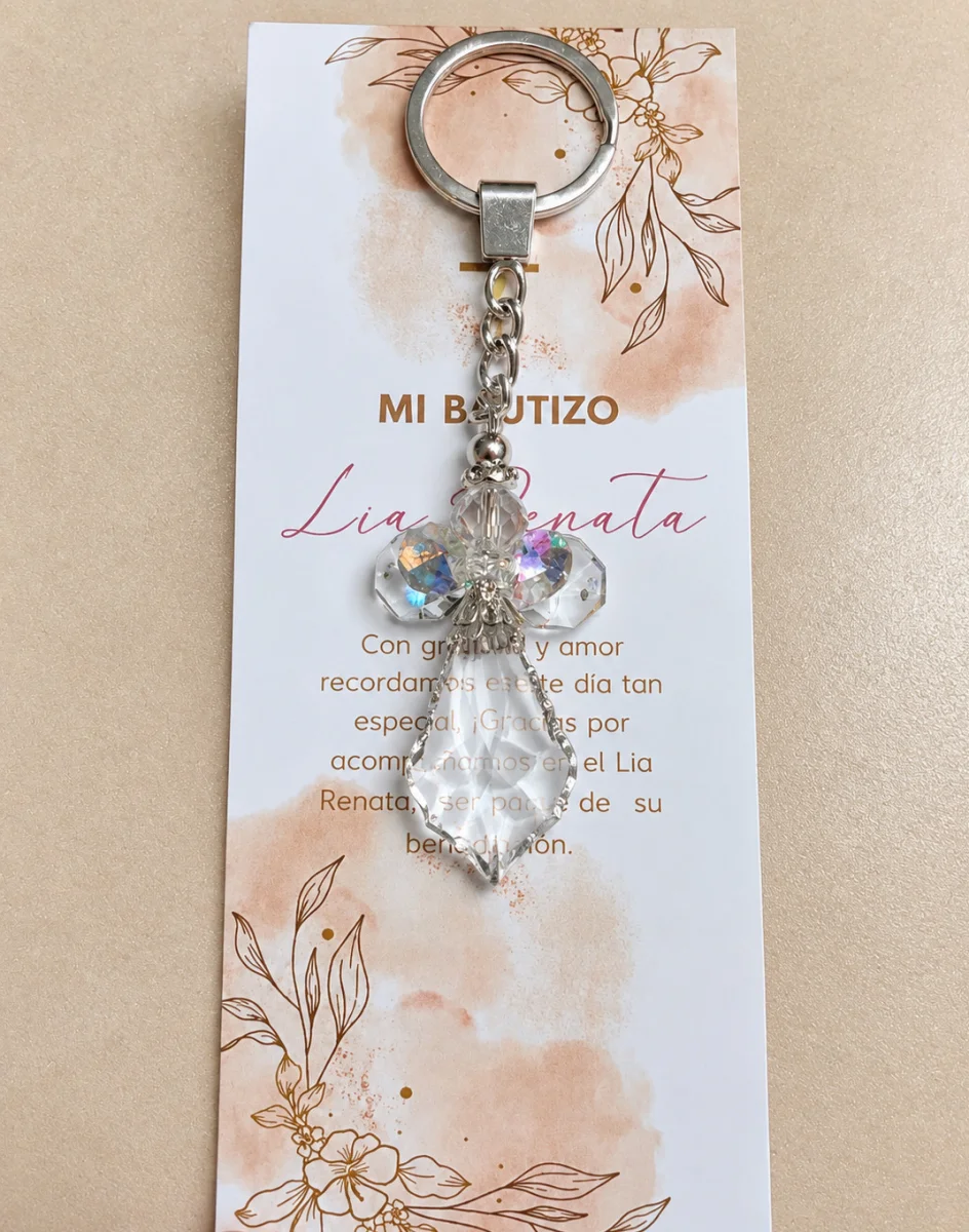 Llavero ángel gota
